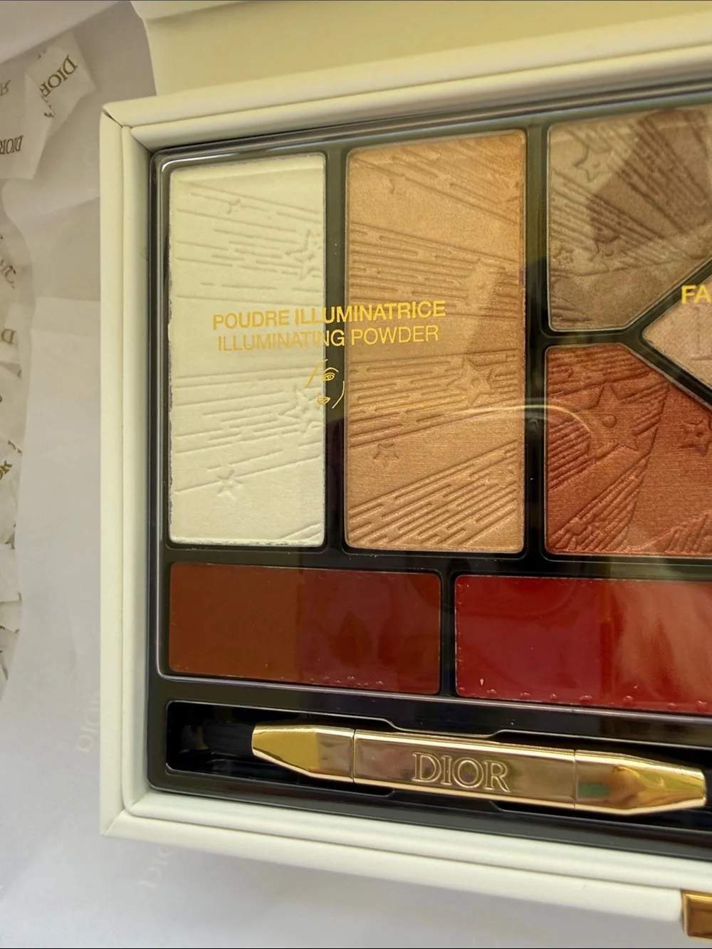 Dior White & Gold Palette Couture Makeup Set